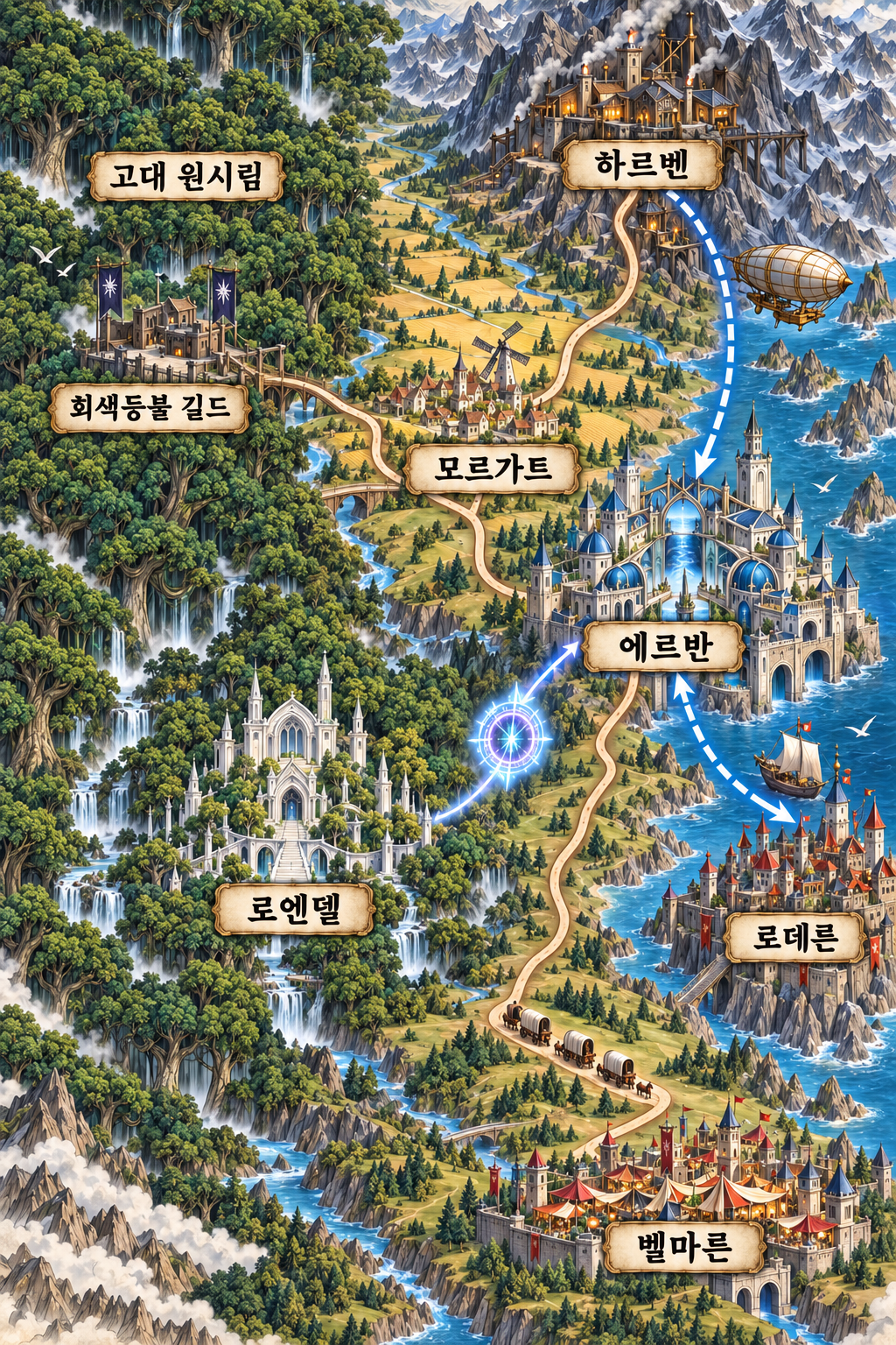 3가지 방법 리베라 지도